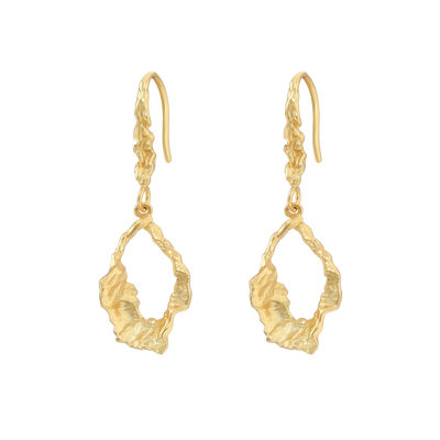 Andcopenhagen - Earrings - 18 carat gold plated 925 sterling silver - Mona