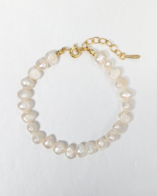 Andcopenhagen - Timeless Pearl Bracelet - 18 carat gold plated sterling silver