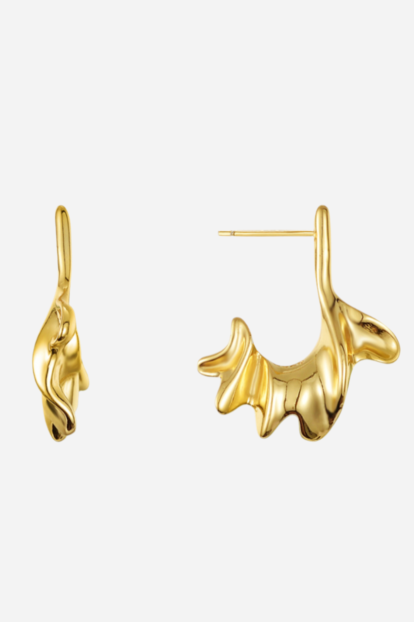 Andcopenhagen - Earrings - 18 carat gold plated 925 sterling silver - Pauline