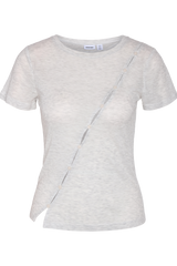Noisy May - Skjorte - White melange - Nmnusa