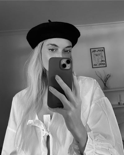 Beret - Black - Thea - Andcopenhagen