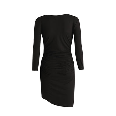 Liberté - Dress - Black - Alma wrap LS