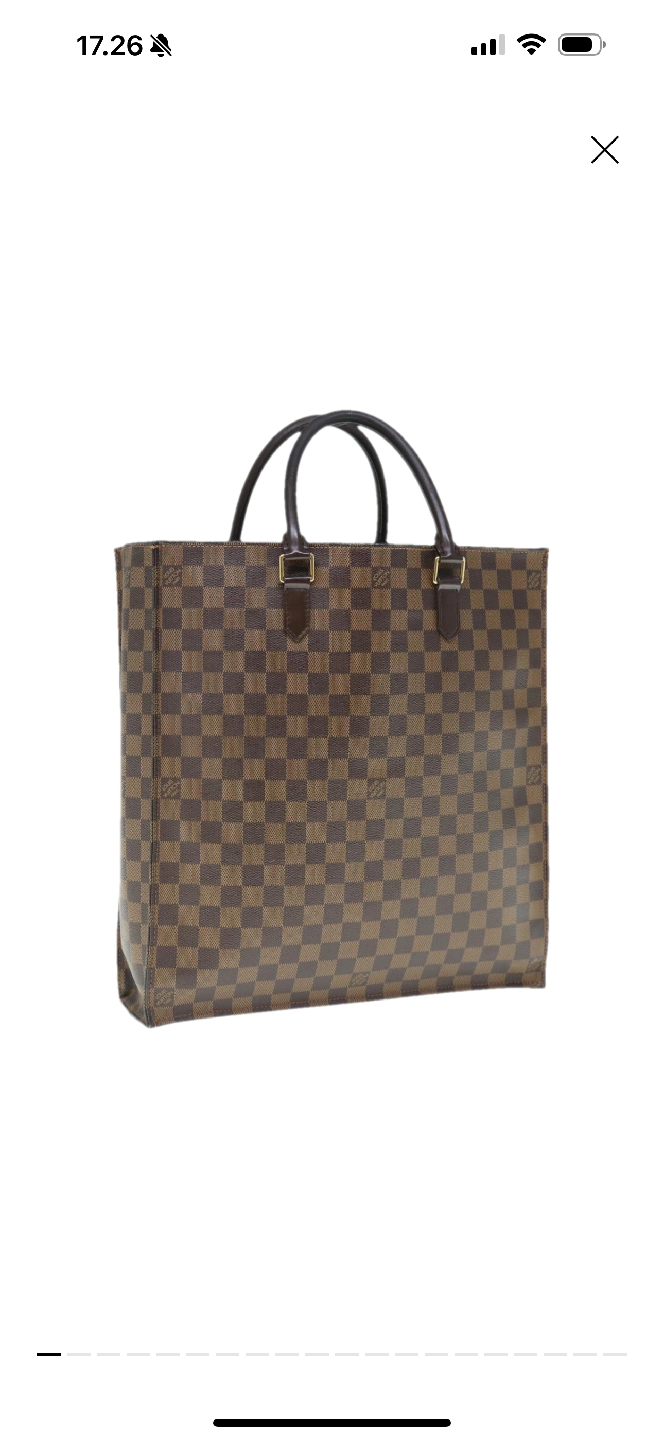 Louis Vuitton -  Sac plat tote - Skuldertaske - Secondhand