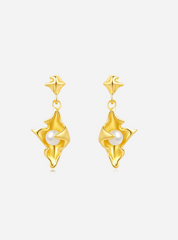 Andcopenhagen - Earrings - 18 carat gold plated 925 sterling silver - Marian