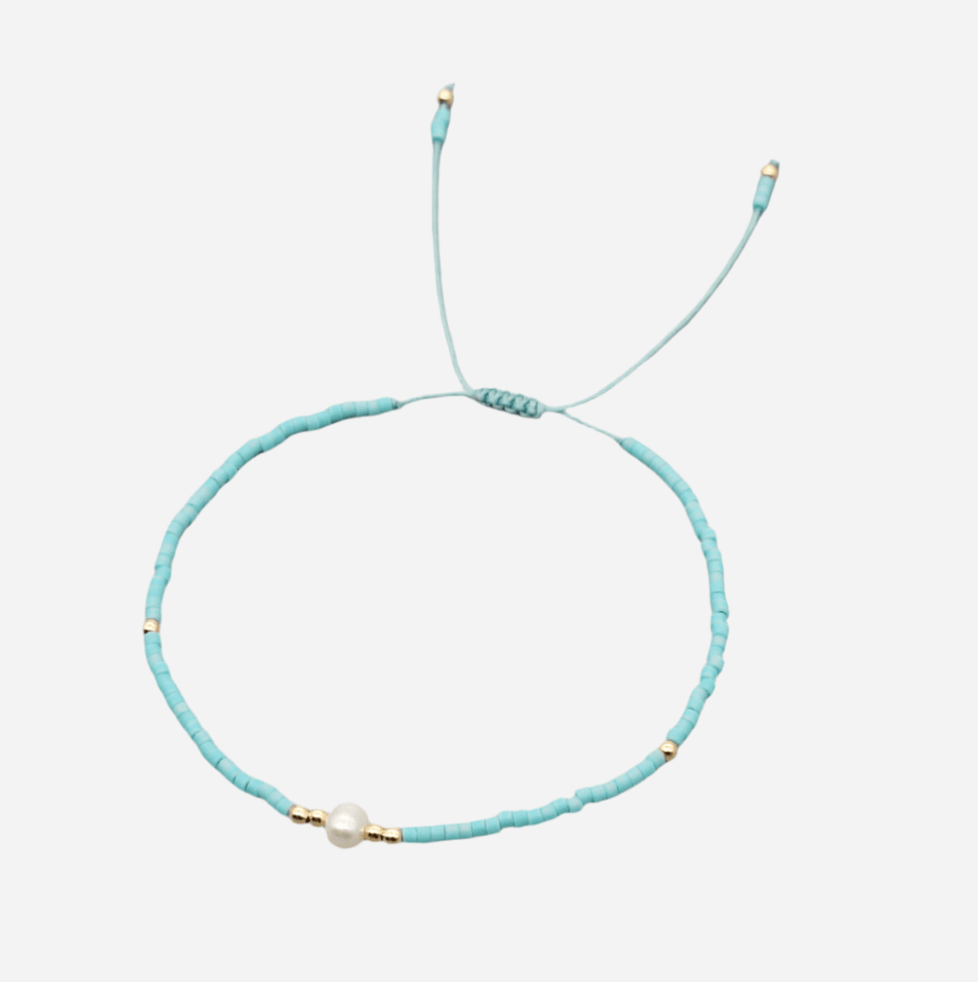 Andcopenhagen - Holly Bracelet - Turquoise, Pearl &amp; Gold