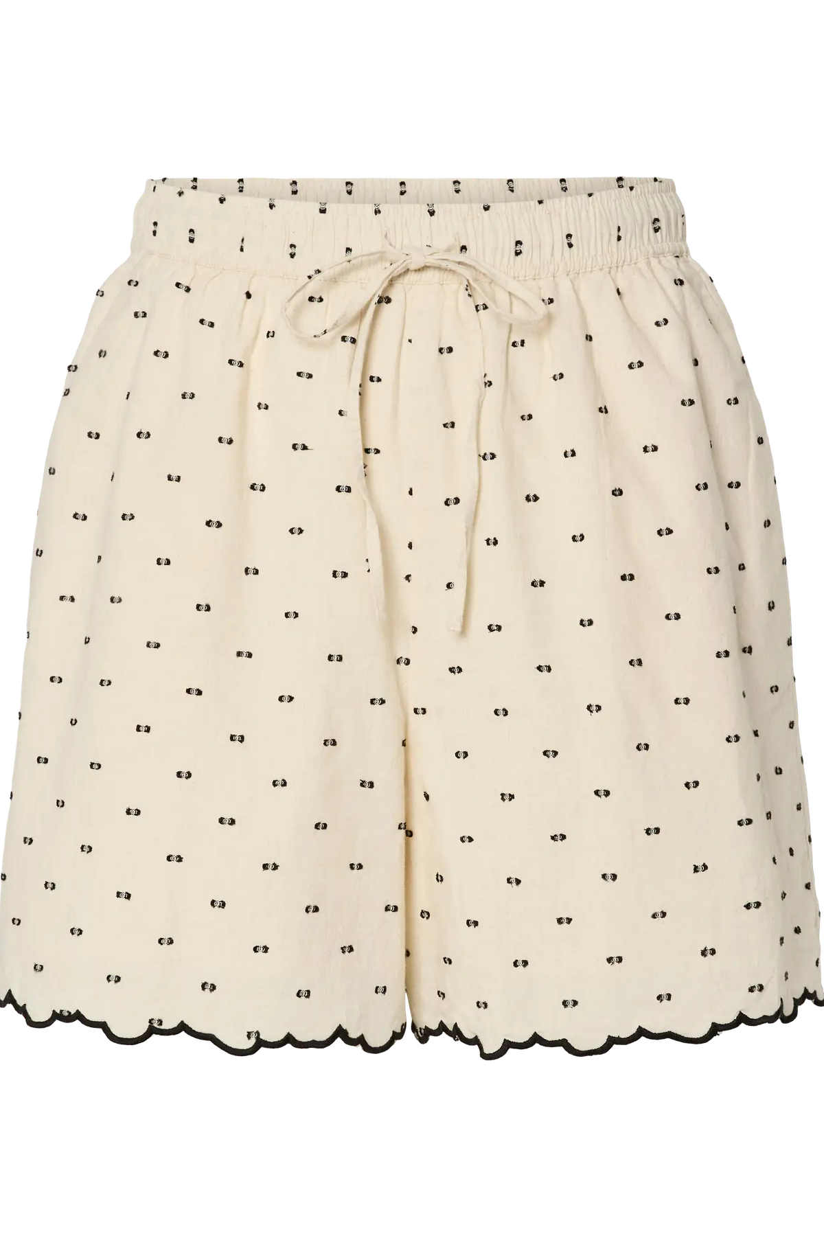 YAS - Shorts - Black dobby dots - Dobby