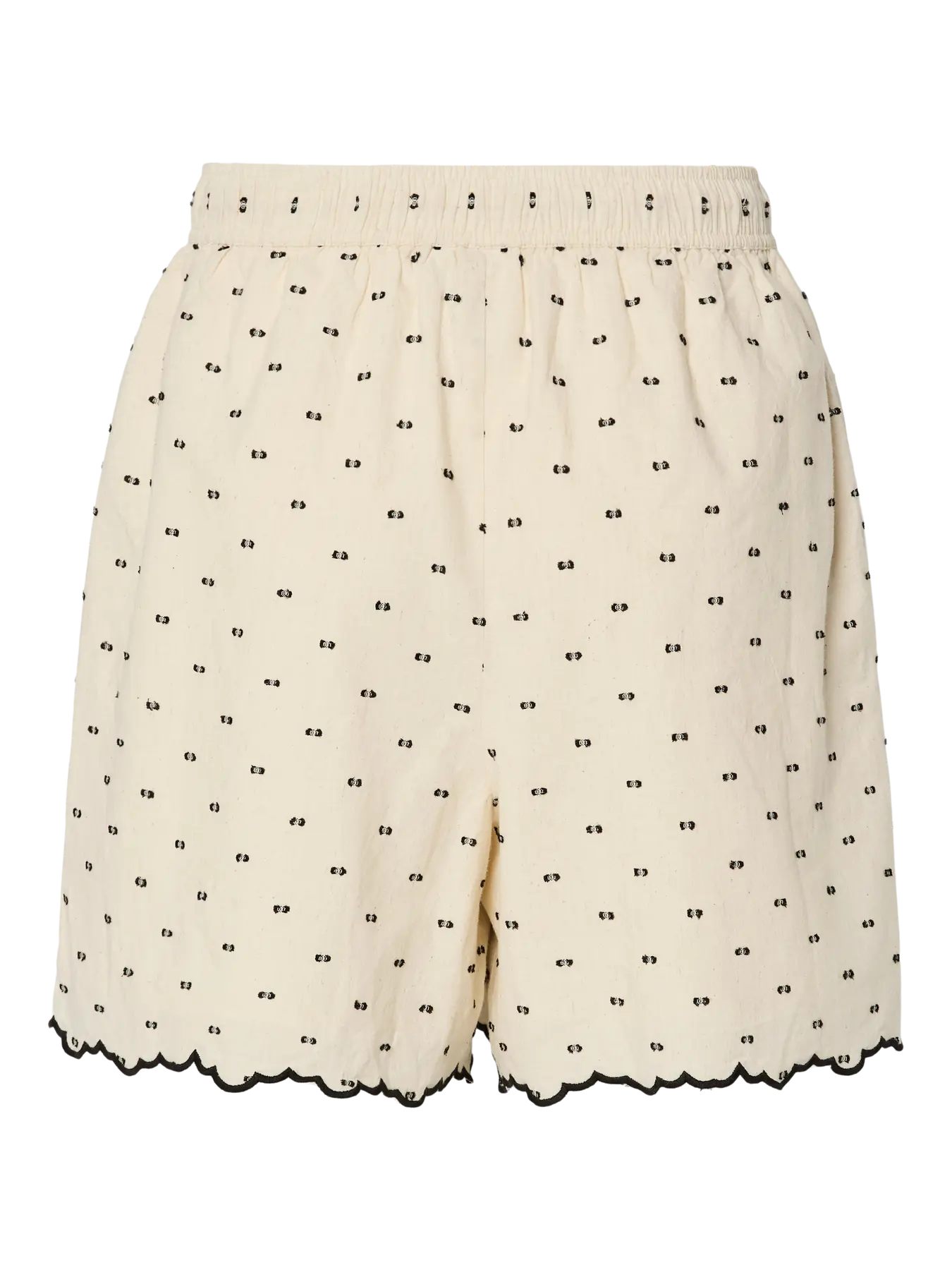 YAS - Shorts - Black dobby dots - Dobby