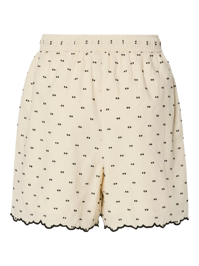 YAS - Shorts - Black dobby dots - Dobby