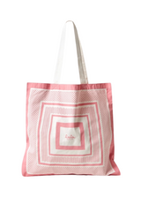 LALA BERLIN - Tote bag - Rose Stripe - Maja Canvas sss