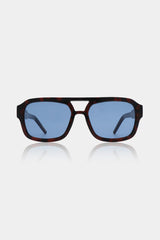 A. Kjærbede - Sunglasses - Demi Tortoise (Blue Lens) - Kaya sss