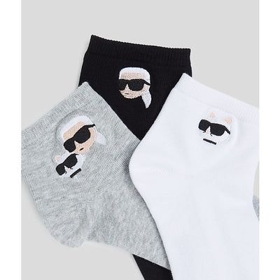 Karl Lagerfeld  - Strømper - Ikon Short socks - 3 pack