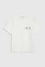 Anine Bing - T-shirt - Washed Cream - Shelley Tee