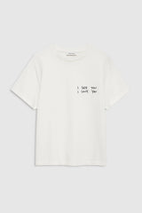 Anine Bing - T-shirt - Washed Cream - Shelley Tee