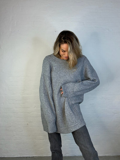 MbyM - Dress - Knitted Long Gray - Travel