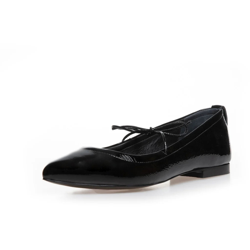 Ballerina with bow - Black - A beauty blk - Copenhagenshoes