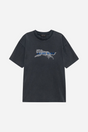 Anine Bing - T-shirt - Washed Black -Cade Tee Leopard