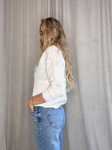 Sassy Copenhagen - Strik - Off White - Camilla