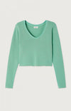 American Vintage - Langærmet Sweatshirt - Vintage Lettuce - Bepow