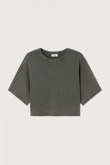 American Vintage - Short Sleeve Sweatshirt - Artichoke Vintage - Bepow