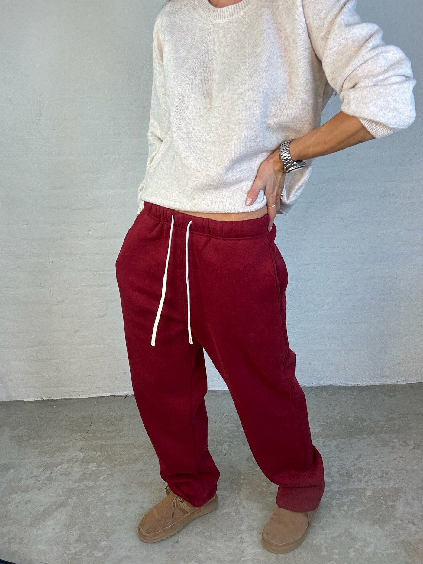 Gray sweatpants Kimmie - Sweatpants - Sassy Copenhagen (note preorder week 40)