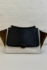 Celine - Trapeze shoulder bag - Black/white - Second hand