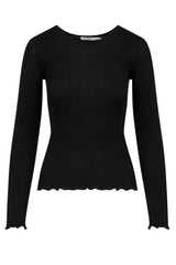 CC Heart - Bluse - Silke Sort - Poppy