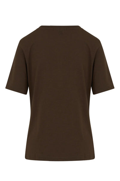 CC Heart - T-shirt - Chocolate nut - Basic regular