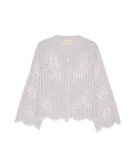 Sissel Edelbo - Shirt - Purple Stripe - Cecilie