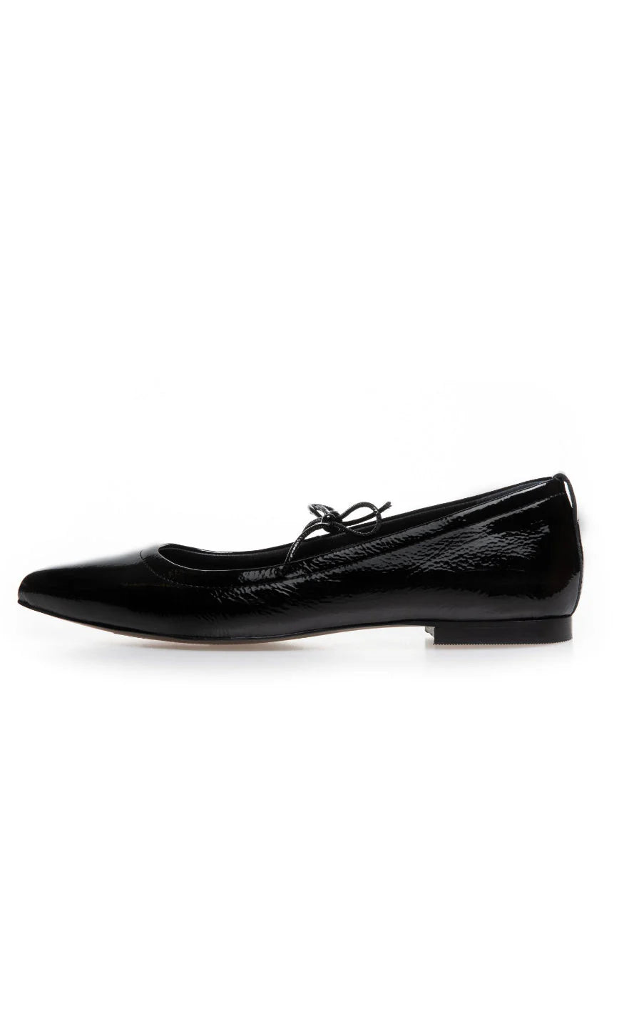 Ballerina with bow - Black - A beauty blk - Copenhagenshoes