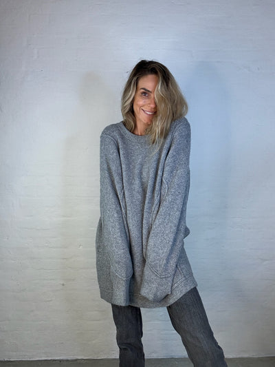 MbyM - Dress - Knitted Long Gray - Travel