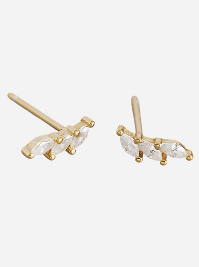 Andcopenhagen - Earrings - 18 carat Gold plated 925 sterling silver - Malina