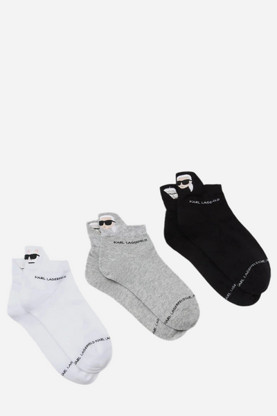 Socks - IKONIK 2.0 SOCKS 3 PACK - Karl Lagerfeld