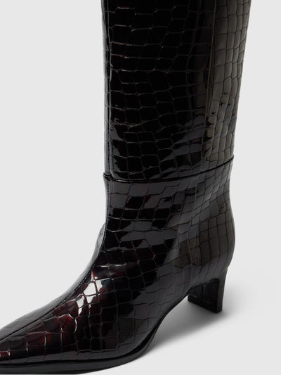 Selected Femme - Støvler - Fig Croco - Olivia