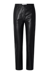 Selected Femme - Læderbukser - Sort - Marie