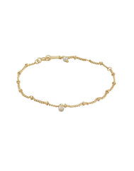 Andcopenhagen Jewelry Icon Collection - Bracelet - 18 carat gold-plated 925 sterling silver - Simple Pearl