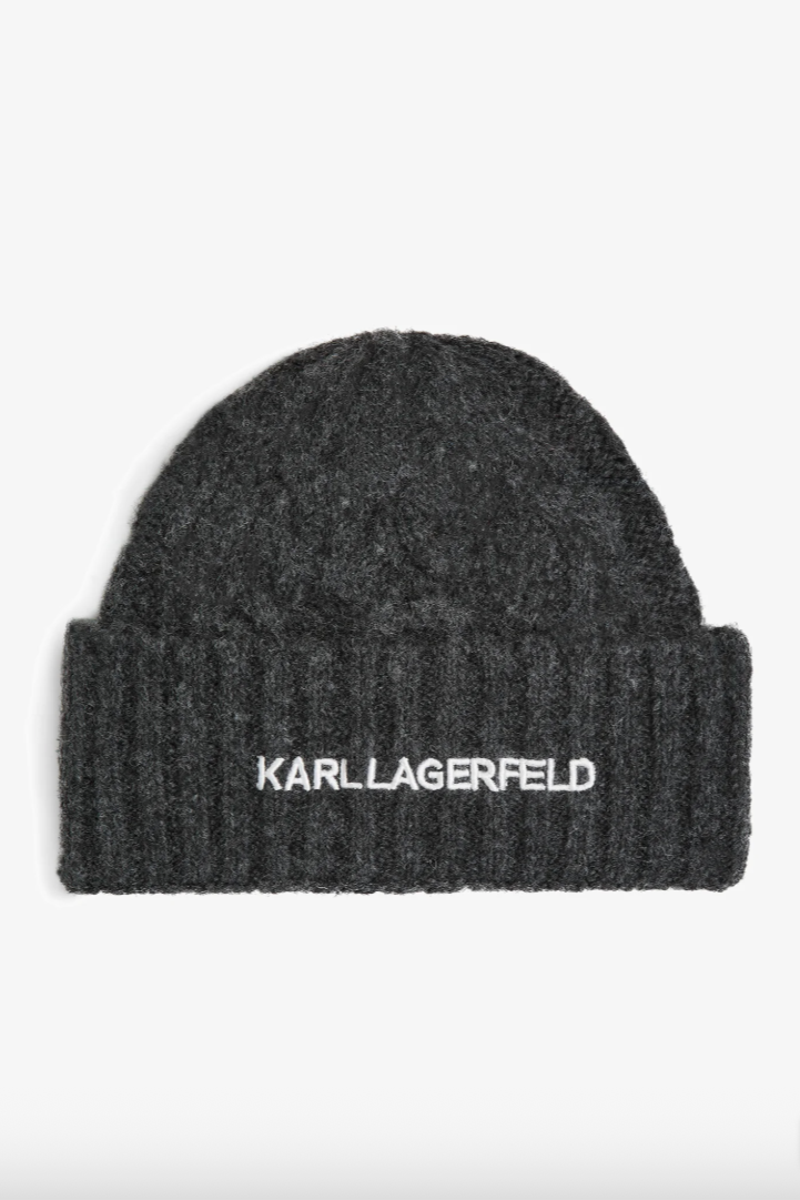 Karl Lagerfeld - Beanie - Black - ESSENTIAL BEANIE