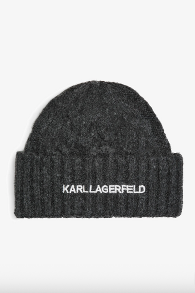 Karl Lagerfeld - Beanie - Black - ESSENTIAL BEANIE