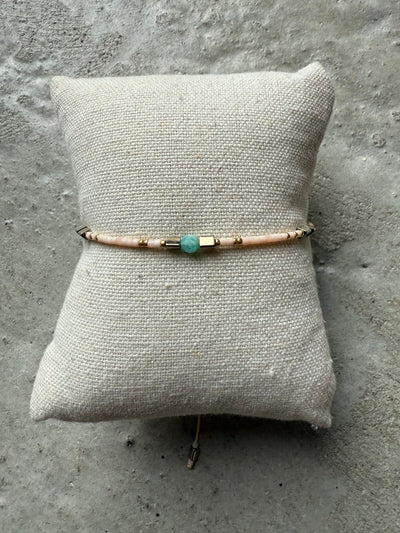 Pearl bracelet - Light green - Holly - Andcopenhagen