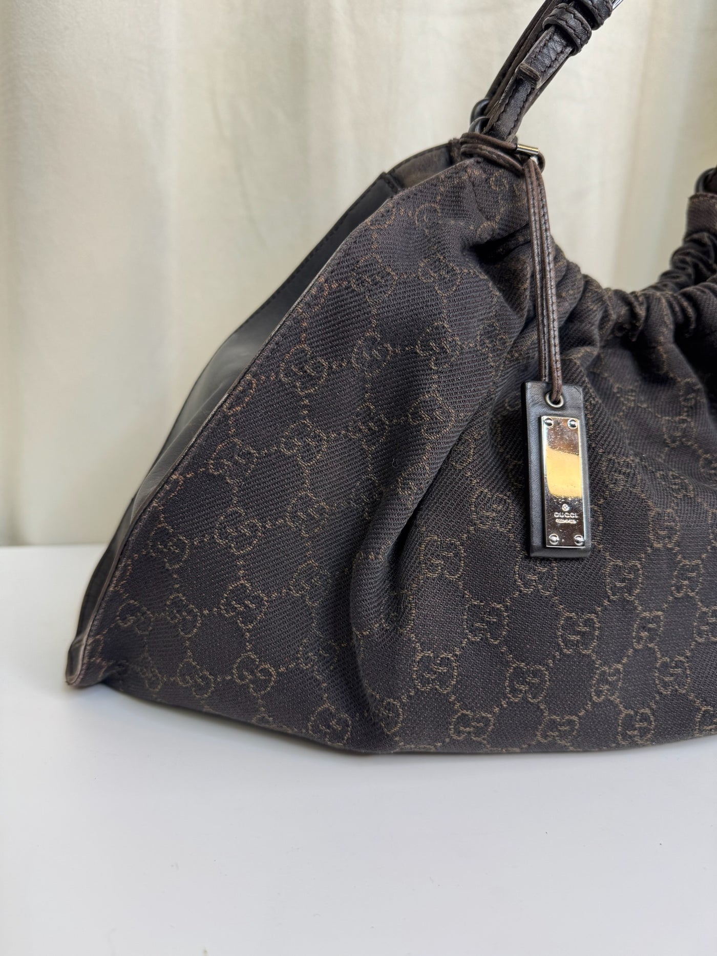 Gucci - GG hobo bag - Brown - Secondhand