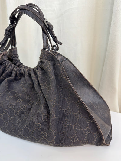 Gucci - GG hobo bag - Brown - Secondhand