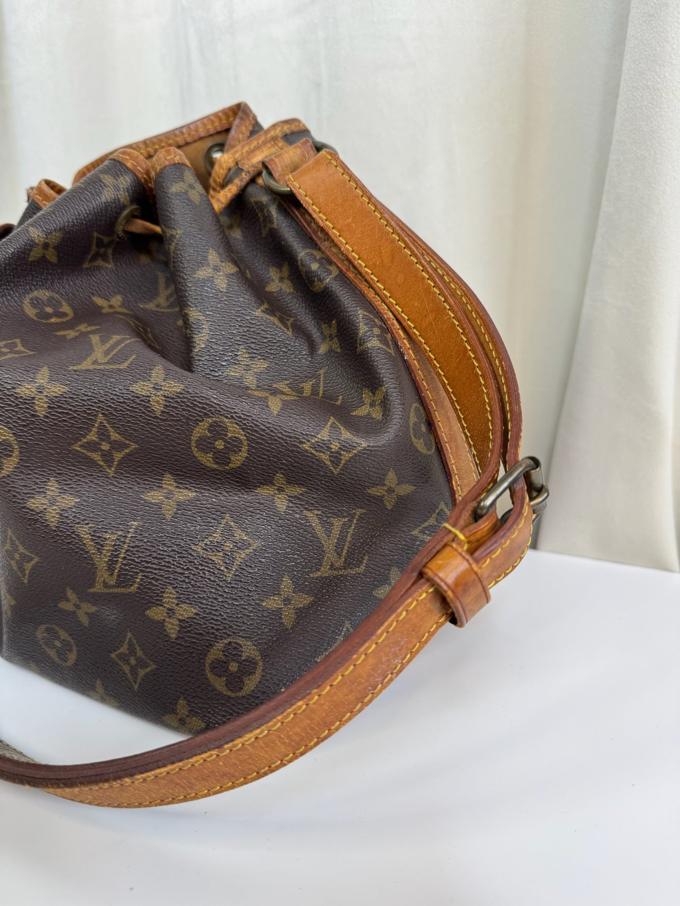 Louis Vuitton - Damier sac plat shopper bag with red front - Secondhand