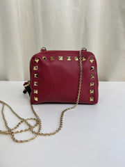 Valentino -  Garavani Rockstuds - Rød - Crossbody - Secondhand