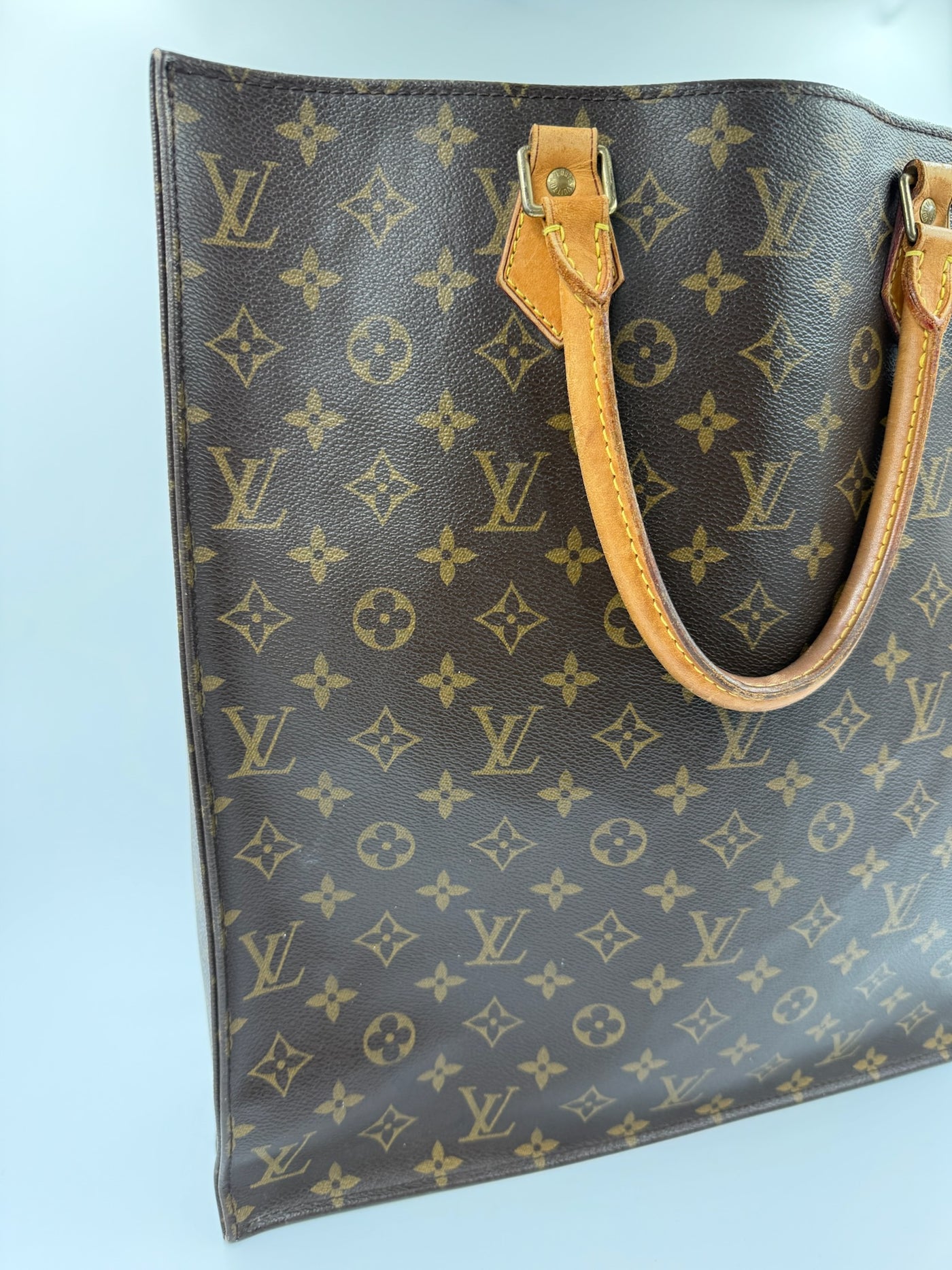 Louis Vuitton - Damier sac plat shopper bag with red front - Secondhand