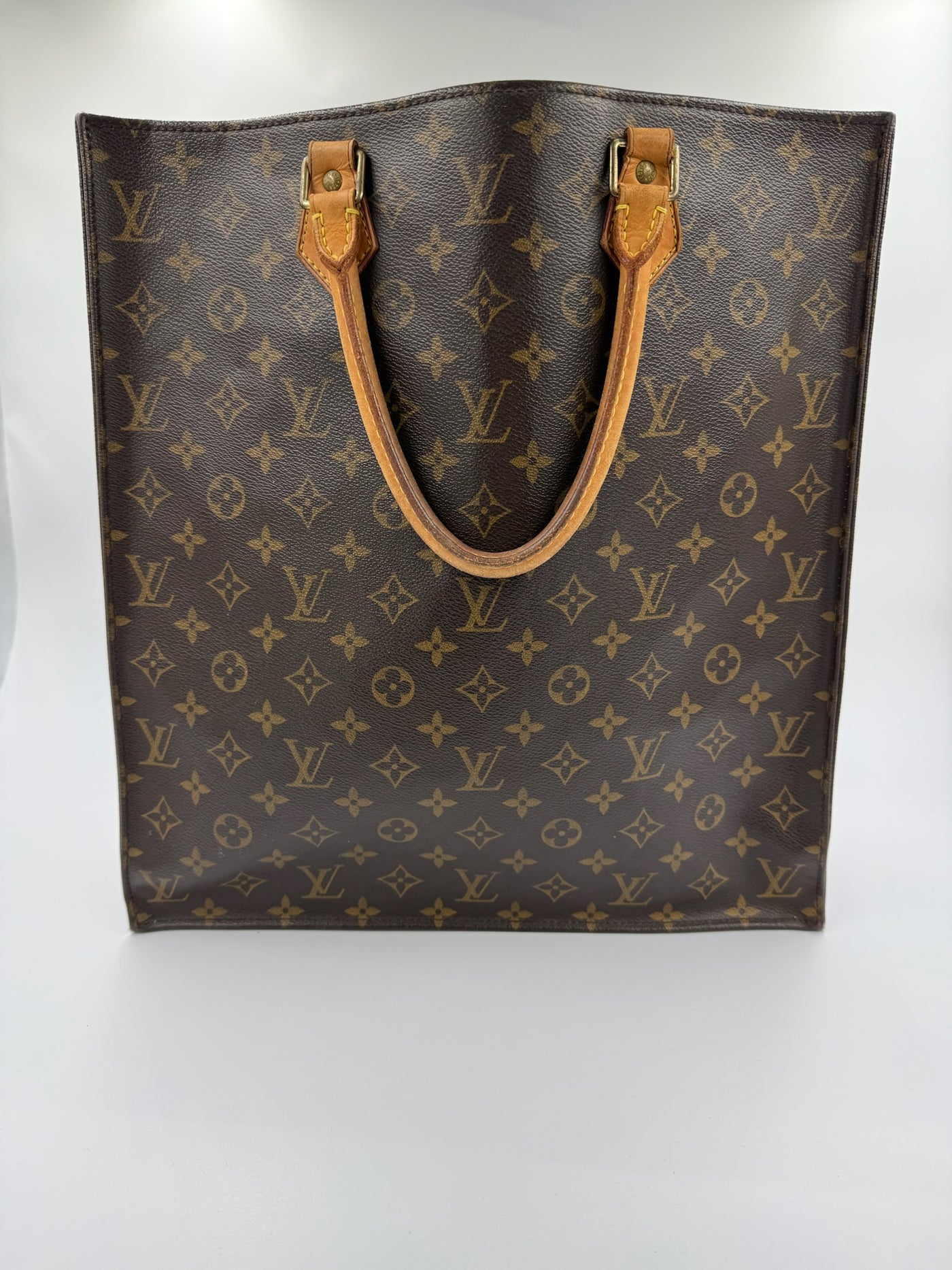 Louis Vuitton - Damier sac plat shopper bag with red front - Secondhand