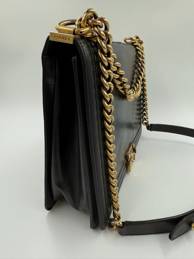 Chanel - Boy Glazed - Gold - Secondhand