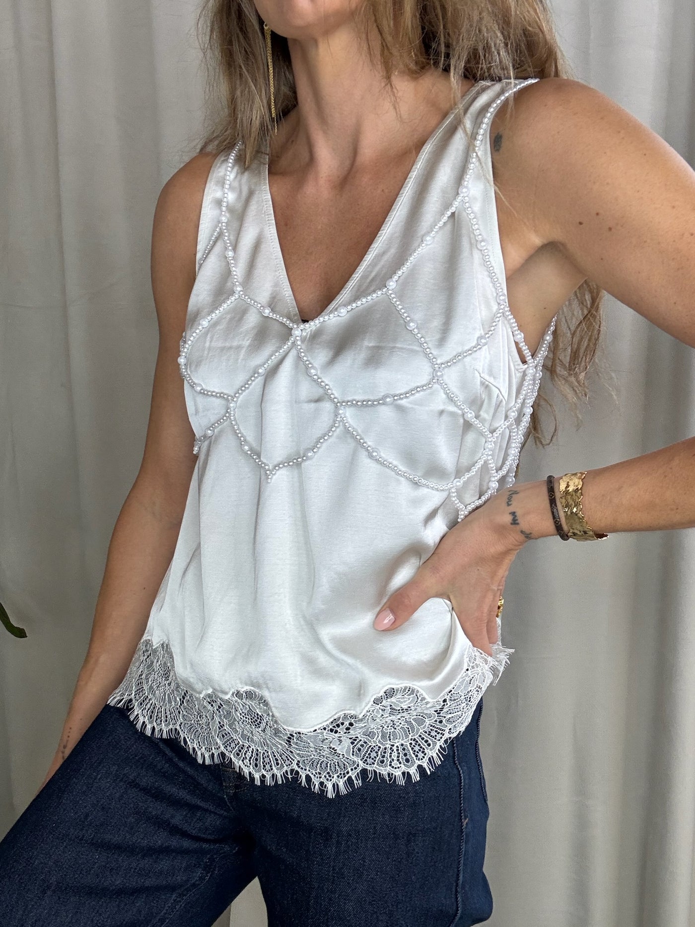 Lace Top - Sugar - Baqia - Mbym