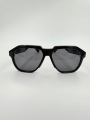 Bottega Veneta BV1035S - solbriller - sorte geometriske solbriller - secondhand
