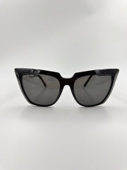 Balenciaga Everyday Cat-Eye – solbriller – sorte oversized cat-eye solbriller – secondhand