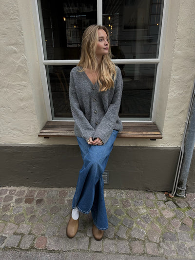 Noisy May - Cardigan - Grå - Dolly