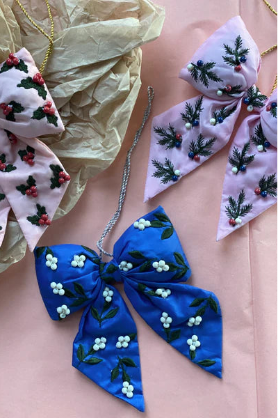 Nynne Rosenvinge - Julepynt - Puffy Christmas Bow Twinkle Tree